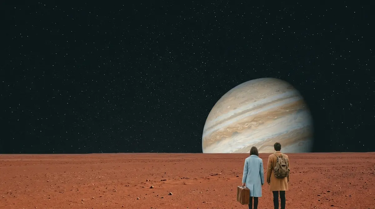 Unpacked on the moon. Packed again. There is nowhere to put anything.